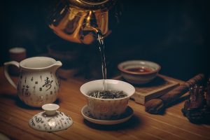 Black tea is a source of flavonoids.